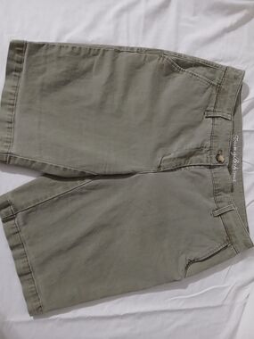 Tommy Bahama Olive Utility Bermuda Shorts